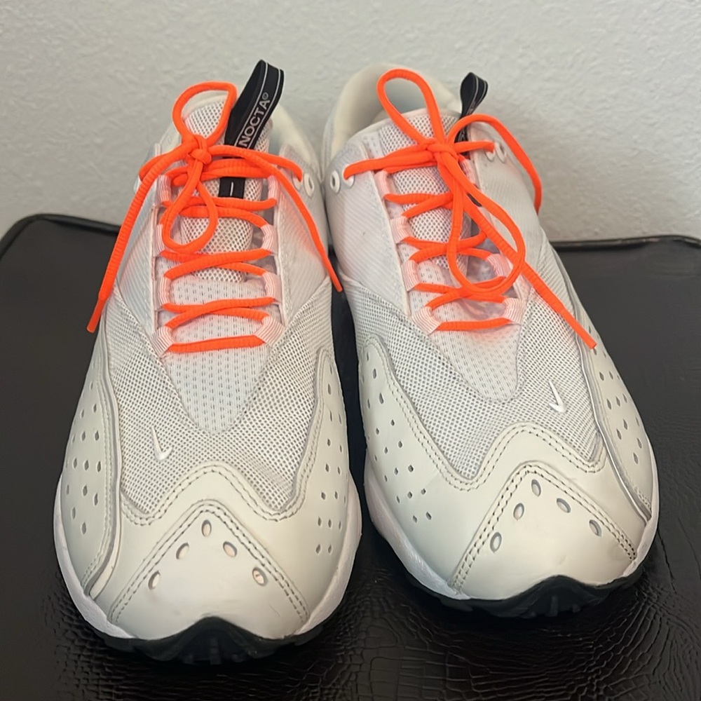NIKE Air X Nocta Zoom Drive White Lace Up Sneakers - Picture 3 of 8